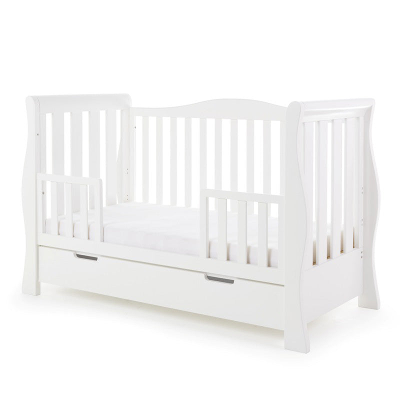 Obaby - Lit Bébé Évolutif STAMFORD LUXE - BLANC - Mode Bébé Claye