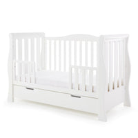 Obaby - Lit Bébé Évolutif STAMFORD LUXE - BLANC - Mode Bébé Claye