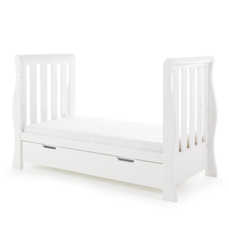 Obaby - Lit Bébé Évolutif STAMFORD LUXE - BLANC - Mode Bébé Claye