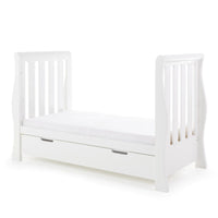 Obaby - Lit Bébé Évolutif STAMFORD LUXE - BLANC - Mode Bébé Claye