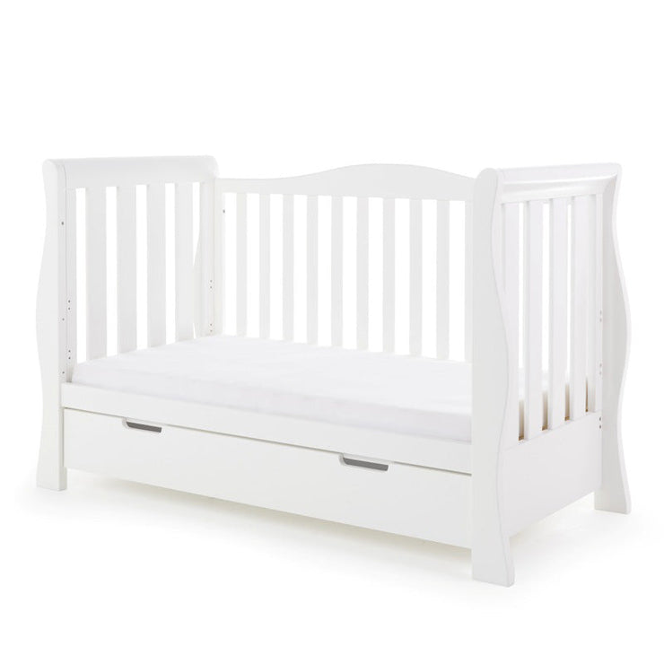 Obaby - Lit Bébé Évolutif STAMFORD LUXE - BLANC - Mode Bébé Claye