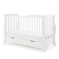 Obaby - Lit Bébé Évolutif STAMFORD LUXE - BLANC - Mode Bébé Claye