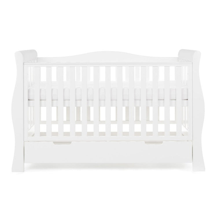 Obaby - Lit Bébé Évolutif STAMFORD LUXE - BLANC - Mode Bébé Claye