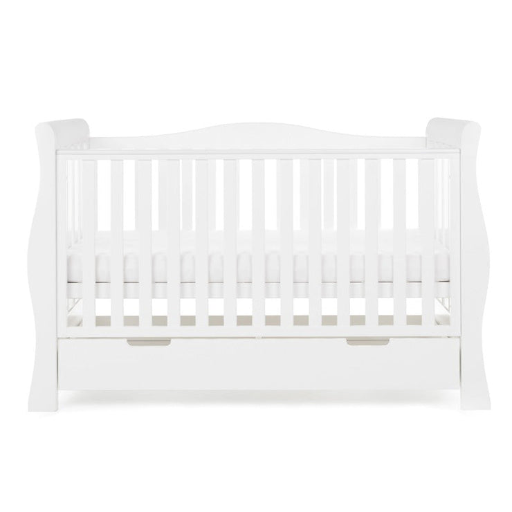 Obaby - Lit Bébé Évolutif STAMFORD LUXE - BLANC - Mode Bébé Claye