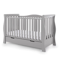 Obaby - Lit Bébé Évolutif STAMFORD LUXE - GRIS - Mode Bébé Claye