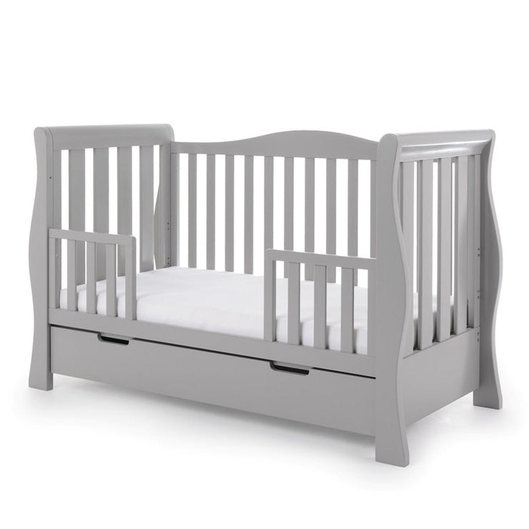 Obaby - Lit Bébé Évolutif STAMFORD LUXE - GRIS - Mode Bébé Claye