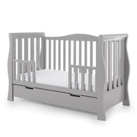 Obaby - Lit Bébé Évolutif STAMFORD LUXE - GRIS - Mode Bébé Claye