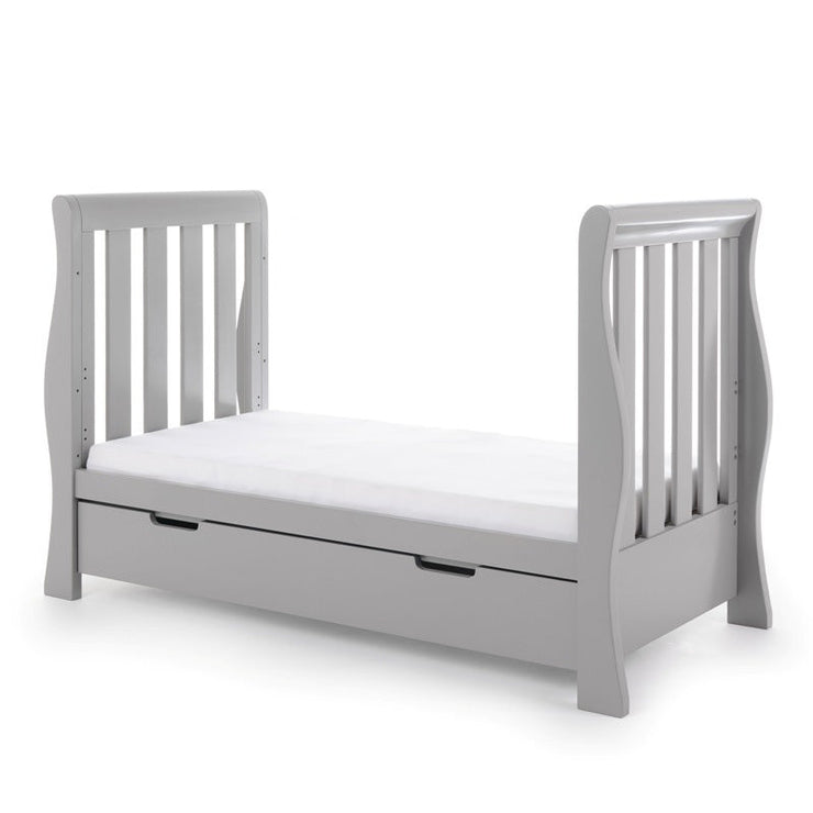 Obaby - Lit Bébé Évolutif STAMFORD LUXE - GRIS - Mode Bébé Claye