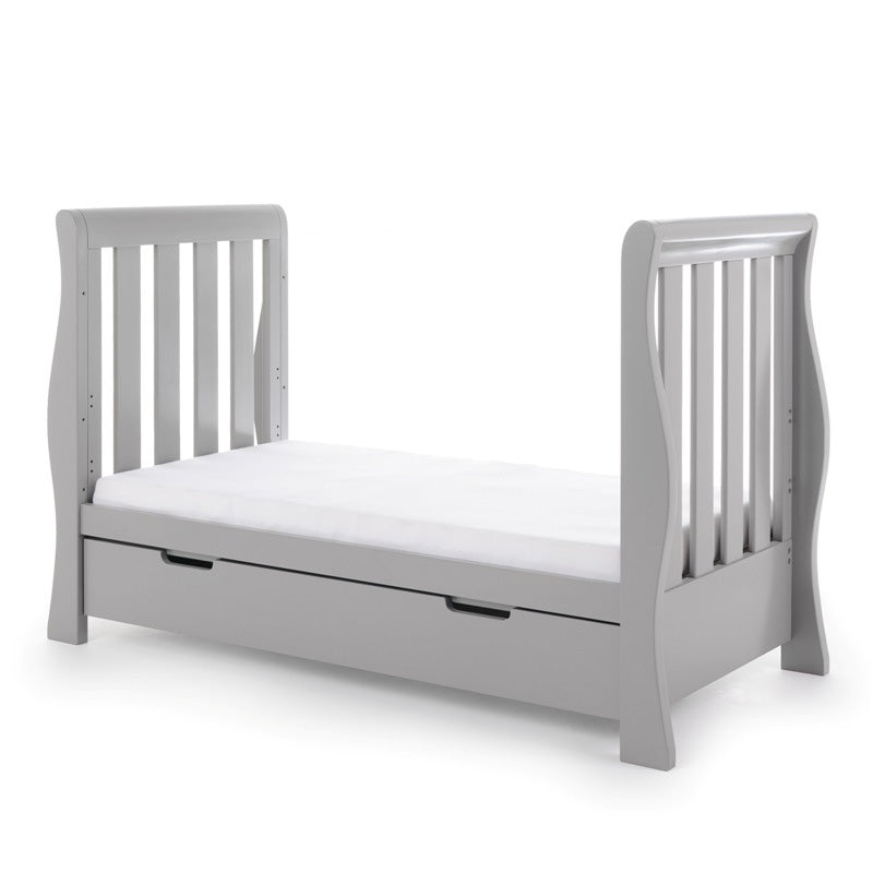 Obaby - Lit Bébé Évolutif STAMFORD LUXE - GRIS - Mode Bébé Claye
