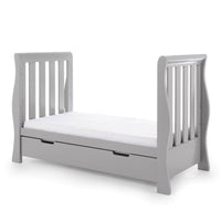 Obaby - Lit Bébé Évolutif STAMFORD LUXE - GRIS - Mode Bébé Claye