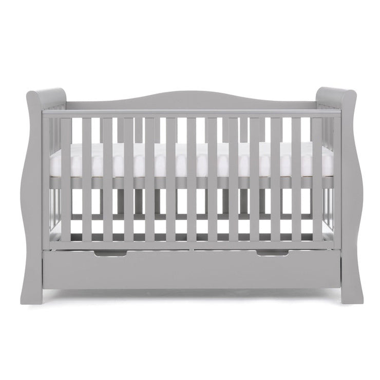Obaby - Lit Bébé Évolutif STAMFORD LUXE - GRIS - Mode Bébé Claye