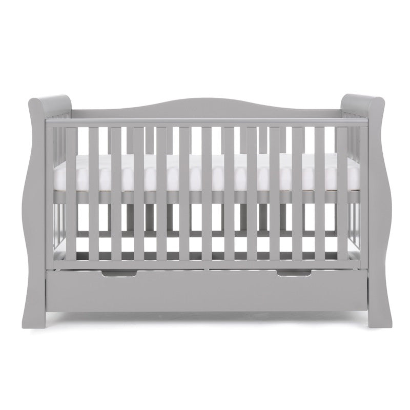 Obaby - Lit Bébé Évolutif STAMFORD LUXE - GRIS - Mode Bébé Claye