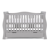 Obaby - Lit Bébé Évolutif STAMFORD LUXE - GRIS - Mode Bébé Claye