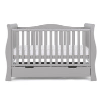 Obaby - Lit Bébé Évolutif STAMFORD LUXE - GRIS - Mode Bébé Claye