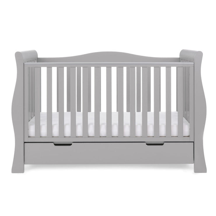 Obaby - Lit Bébé Évolutif STAMFORD LUXE - GRIS - Mode Bébé Claye