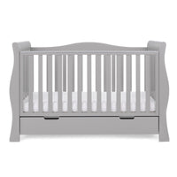 Obaby - Lit Bébé Évolutif STAMFORD LUXE - GRIS - Mode Bébé Claye