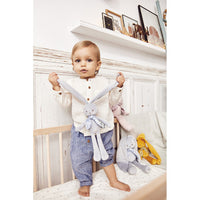 PANTIN LAPIN BLEU - 25 CM