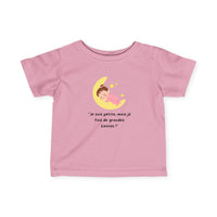 T-Shirt Bébé Fille "Je suis petite, mais je fais de grandes siestes!" - Mode Bébé Claye
