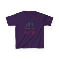 T-shirt en Coton "Happy and Dazzling" pour Enfants - Mode Bébé Claye