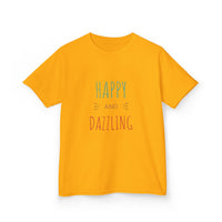 T-shirt en Coton "Happy and Dazzling" pour Enfants - Mode Bébé Claye