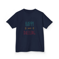 T-shirt en Coton "Happy and Dazzling" pour Enfants - Mode Bébé Claye