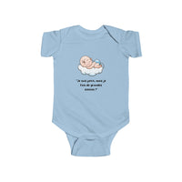 Body bébé "Je suis petit, mais je fais de grandes siestes!" - Mode Bébé Claye