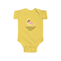 Body bébé "Je suis petite, mais je fais de grandes siestes!" - Mode Bébé Claye