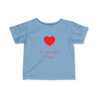 T-Shirt Bébé Personnalisable - Annonce de Grossesse - Tu va etre Tata - Mode Bébé Claye