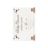 Baby Shower Fine Art Postcards with Cute Babies - Invitation Cards - Mode Bébé Claye