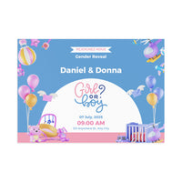 Baby Shower Fine Art Postcards with Cute Babies - Invitation Cards - Mode Bébé Claye