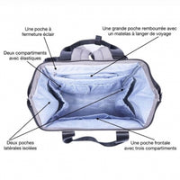 Sac à langer Classy - Blueberry