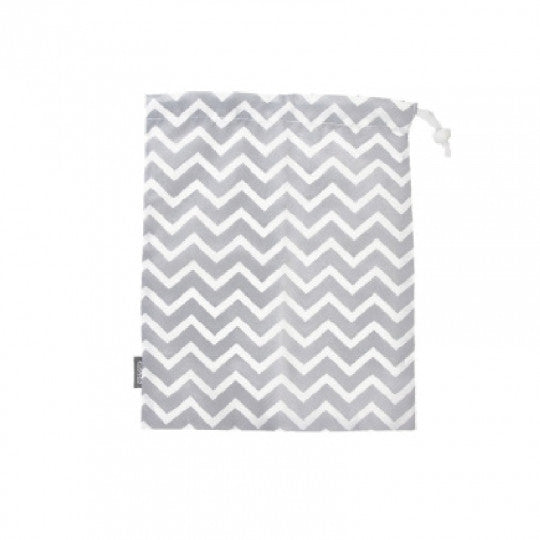 Waterproof diaper bag - Chevron Grey