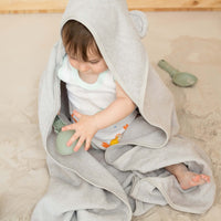 Bath cape 100x100 - Teddy bear