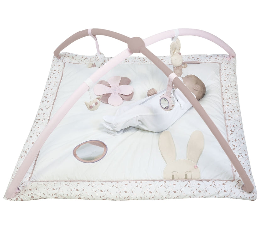 Tapis d'éveil bébé - 2 en 1 Rose et Lili