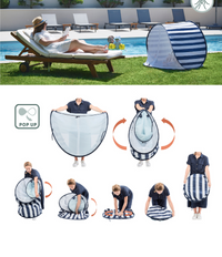Tente Anti-UV bébé - Marinière Babymoov