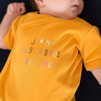 Bodies manches courtes - J'aime les bisous 1 mois - Mode Bébé Claye