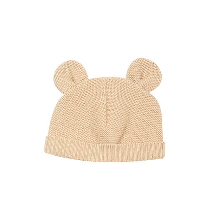 Bonnet maille CARAMEL   0/1 mois - Mode Bébé Claye