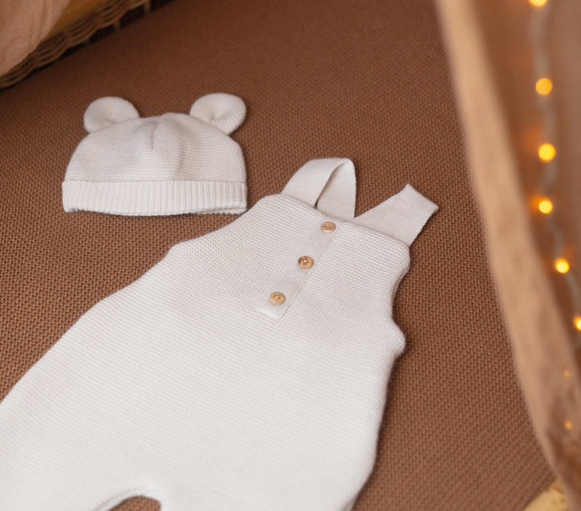 Bonnet  maille SABLE 0/1 mois - Mode Bébé Claye