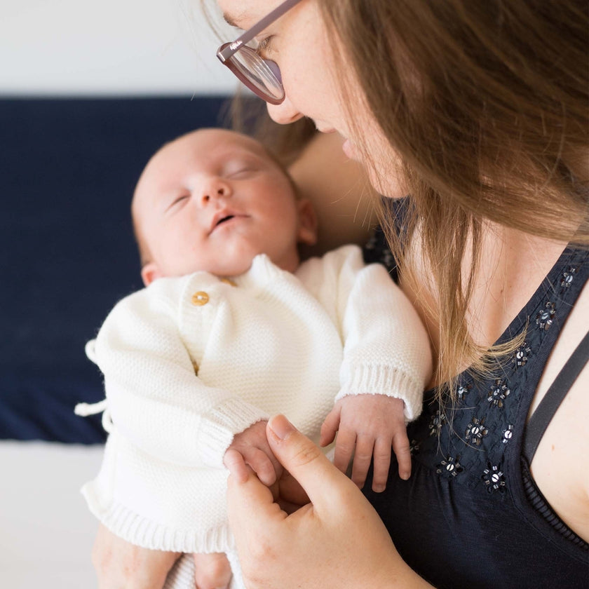 Brassière naissance  BLANC - Mode Bébé Claye