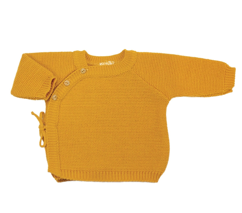 Brassière naissance MOUTARDE - Mode Bébé Claye