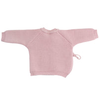 Brassière naissance chaussons et bonnet  VIEUX ROSE - Mode Bébé Claye