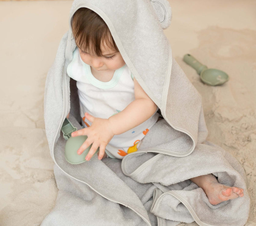 Cape de bain 100x100 - Ourson - Mode Bébé Claye
