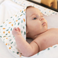 Cape de bain bébé - Feuilles - Mode Bébé Claye