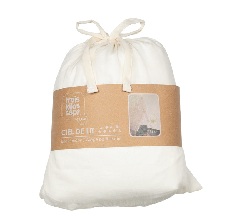 Ciel de lit 245 cm - beige - Mode Bébé Claye
