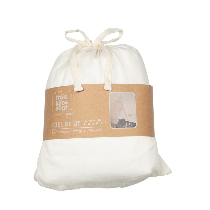 Ciel de lit 245 cm - beige - Mode Bébé Claye