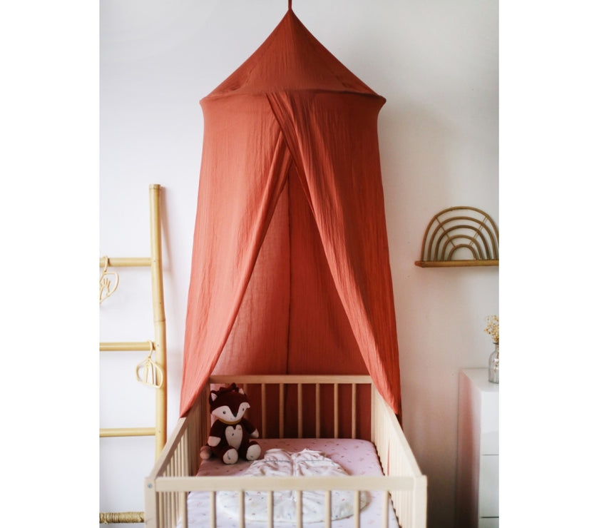 Ciel de lit 245 cm -Terracotta - Mode Bébé Claye