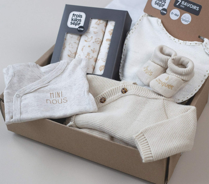 Coffret Naissance Beige Mom - Mode Bébé Claye