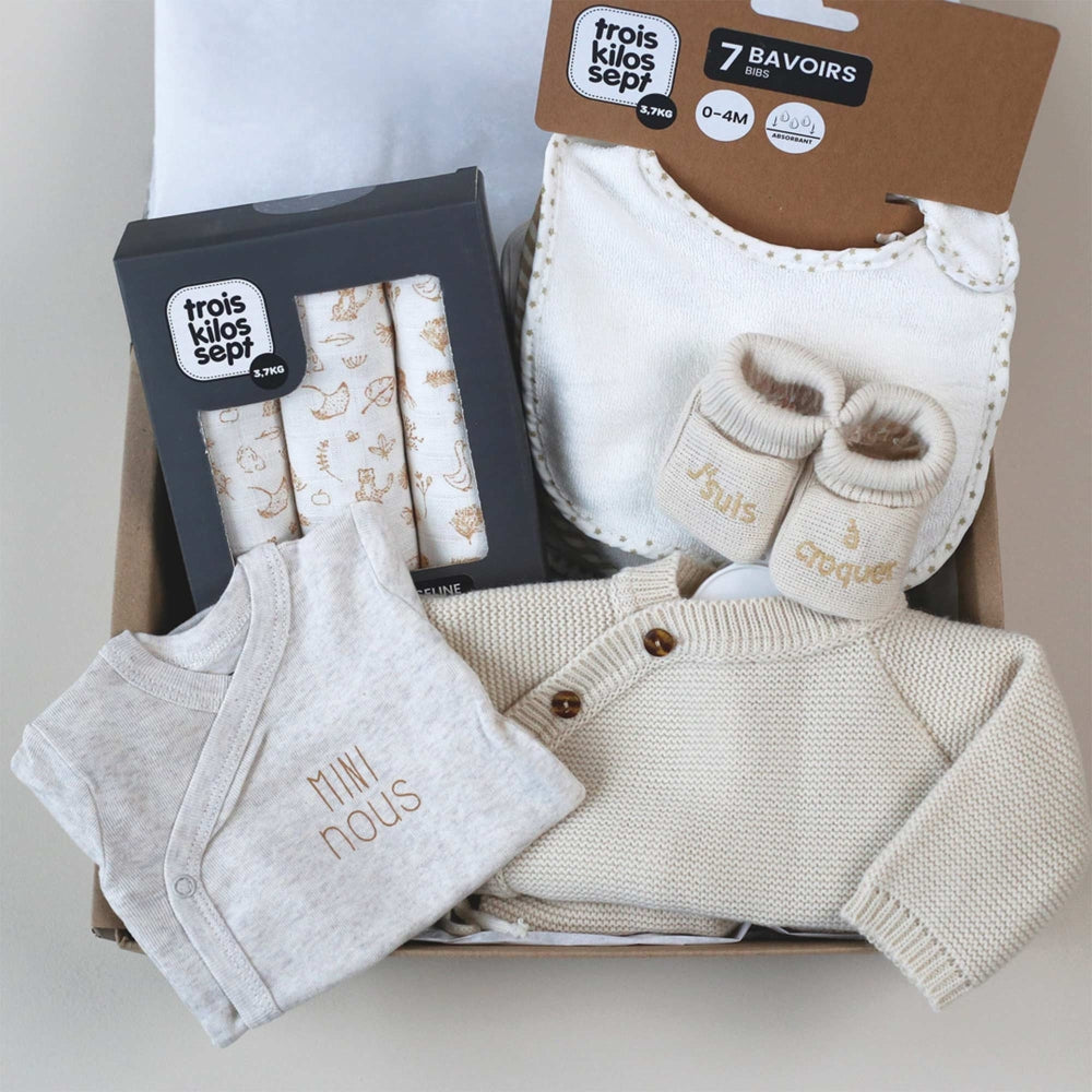 Coffret Naissance Beige Mom - Mode Bébé Claye