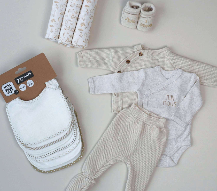 Coffret Naissance Beige Mom - Mode Bébé Claye