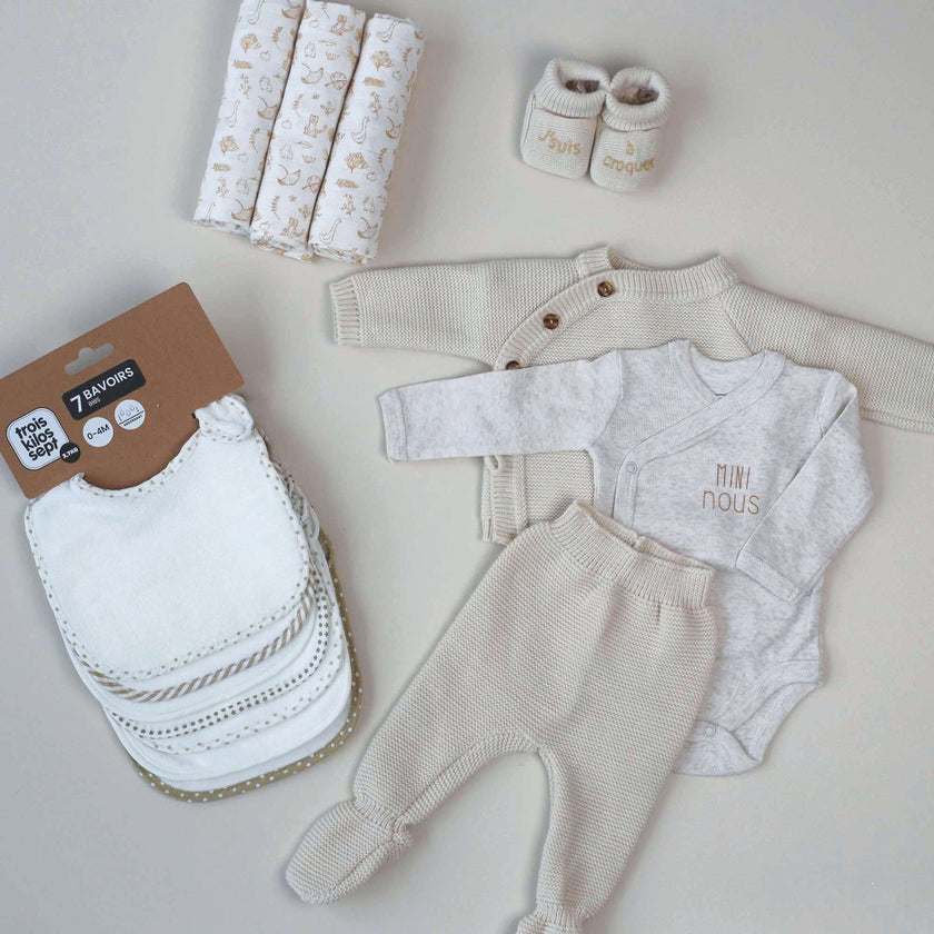 Coffret Naissance Beige Mom - Mode Bébé Claye